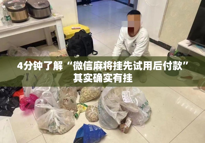 4分钟了解“微信麻将挂先试用后付款”其实确实有挂
