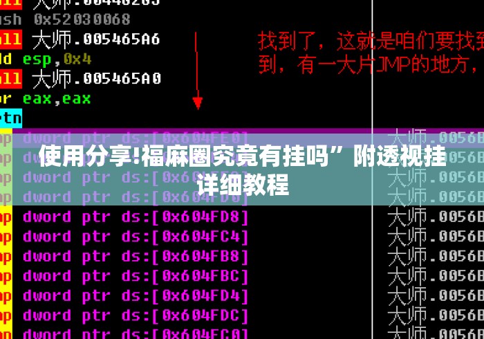 使用分享!福麻圈究竟有挂吗”附透视挂详细教程