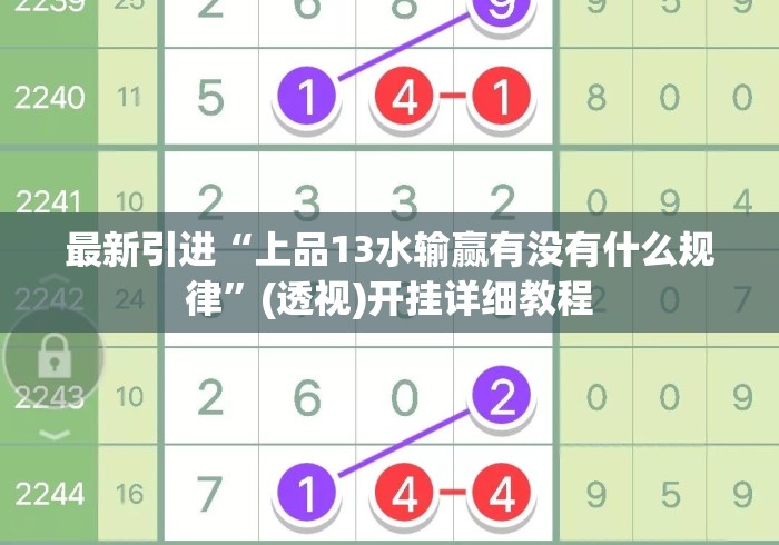 教程解析“微乐海南麻将开挂神器”开挂(透视)辅助教程