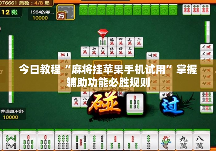 今日教程“麻将挂苹果手机试用”掌握辅助功能必胜规则