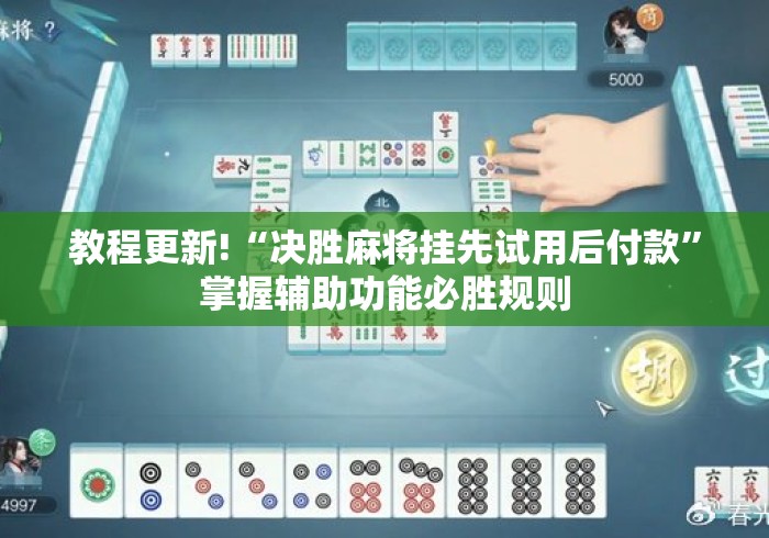 教程更新!“决胜麻将挂先试用后付款”掌握辅助功能必胜规则