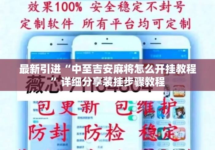 最新引进“中至吉安麻将怎么开挂教程”详细分享装挂步骤教程
