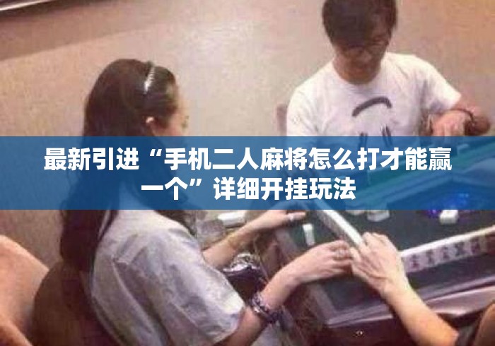 最新引进“手机二人麻将怎么打才能赢一个”详细开挂玩法