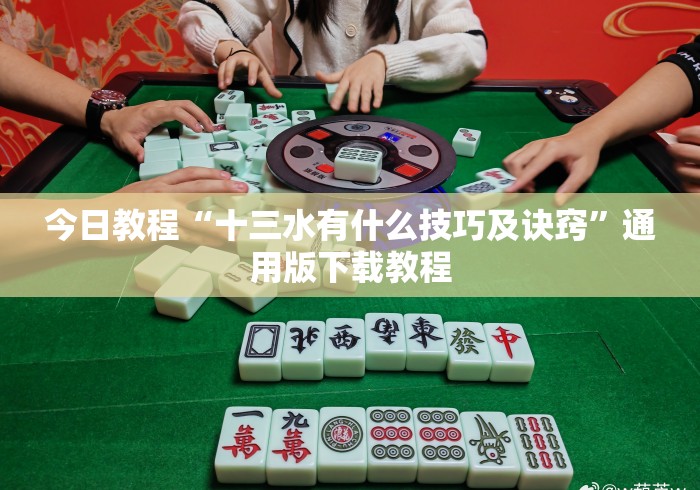 今日教程“十三水有什么技巧及诀窍”通用版下载教程