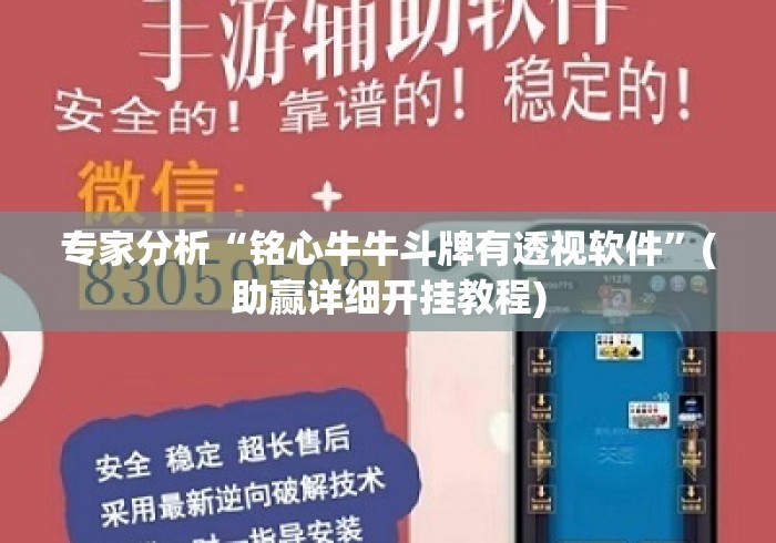 专家分析“铭心牛牛斗牌有透视软件”(助赢详细开挂教程)