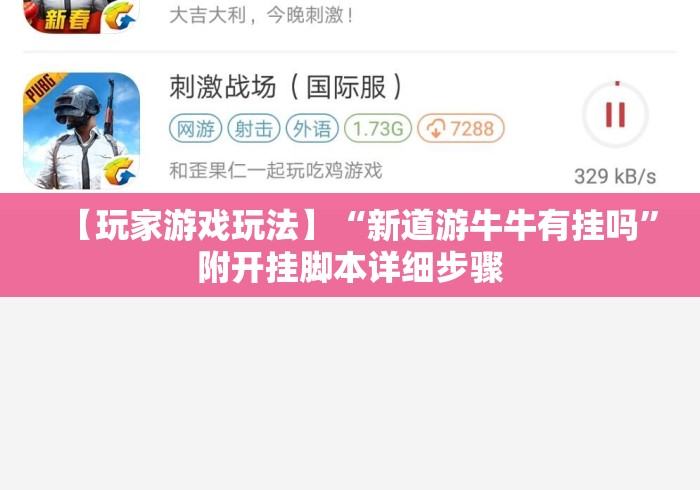 【玩家游戏玩法】“新道游牛牛有挂吗”附开挂脚本详细步骤