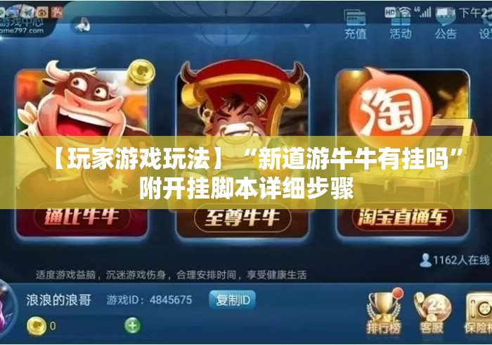【玩家游戏玩法】“新道游牛牛有挂吗”附开挂脚本详细步骤