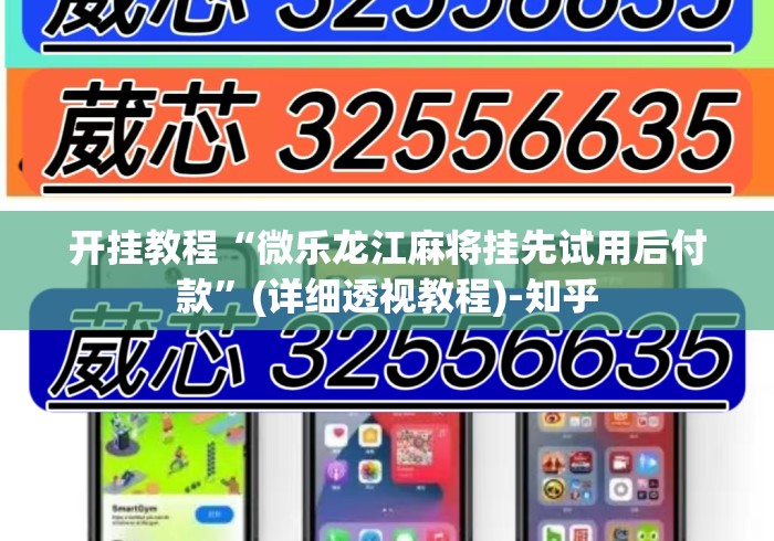 开挂教程“微乐龙江麻将挂先试用后付款”(详细透视教程)-知乎