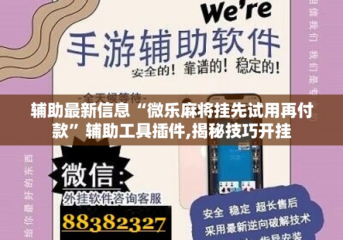 辅助最新信息“微乐麻将挂先试用再付款	”辅助工具插件,揭秘技巧开挂