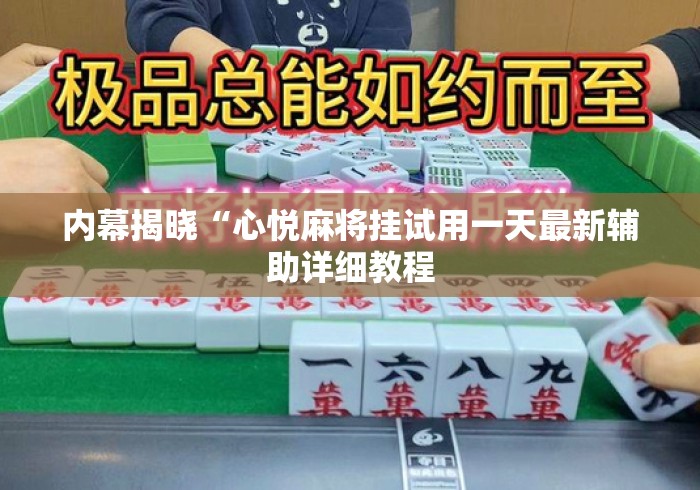 内幕揭晓“心悦麻将挂试用一天最新辅助详细教程