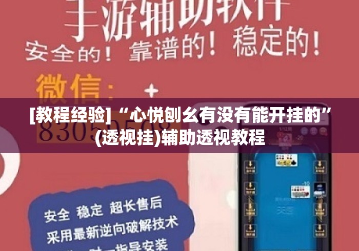[教程经验]“心悦刨幺有没有能开挂的	”(透视挂)辅助透视教程