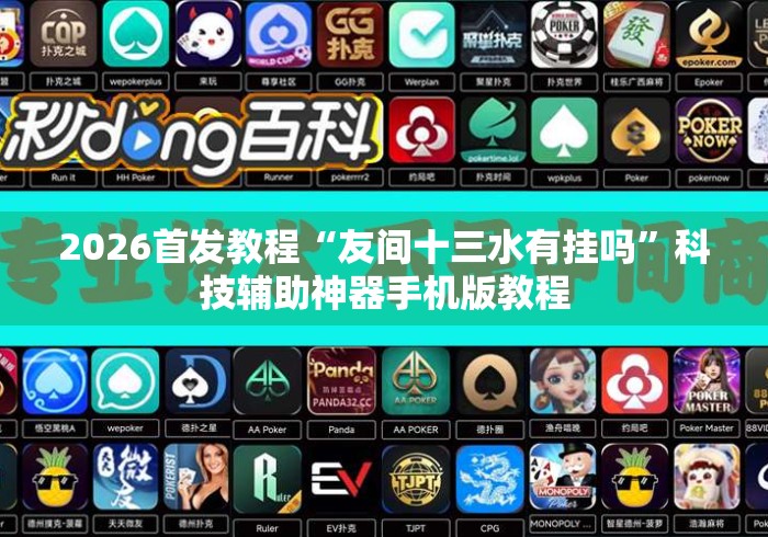 2026首发教程“友间十三水有挂吗	”科技辅助神器手机版教程