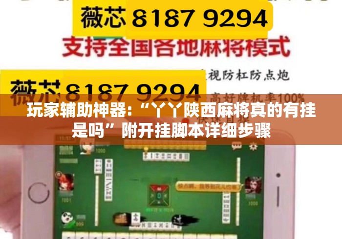 玩家辅助神器:“丫丫陕西麻将真的有挂是吗”附开挂脚本详细步骤
