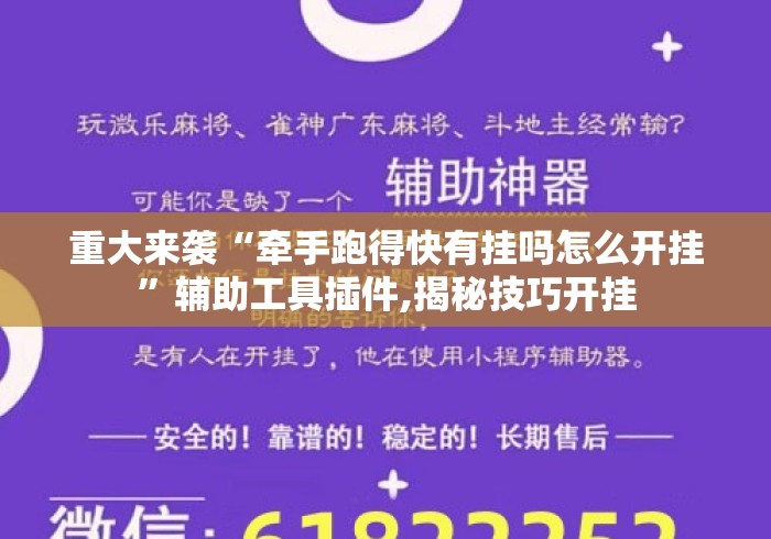 重大来袭“牵手跑得快有挂吗怎么开挂”辅助工具插件,揭秘技巧开挂