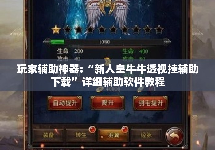 玩家辅助神器:“新人皇牛牛透视挂辅助下载	”详细辅助软件教程