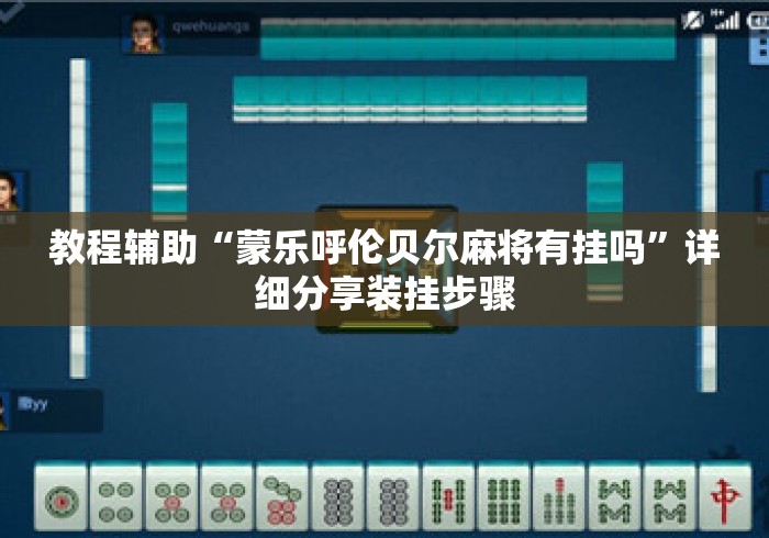 教程辅助“蒙乐呼伦贝尔麻将有挂吗”详细分享装挂步骤