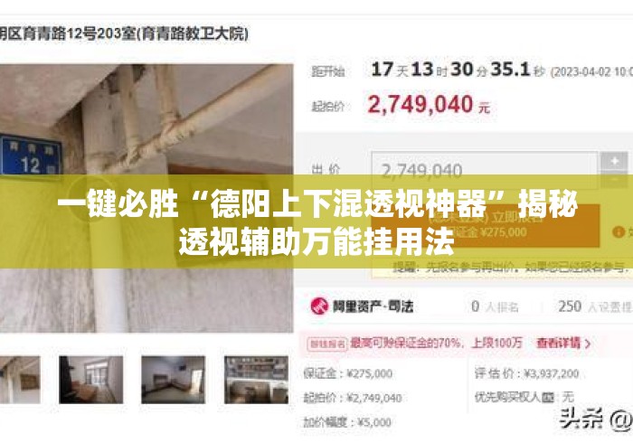 一键必胜“德阳上下混透视神器	”揭秘透视辅助万能挂用法