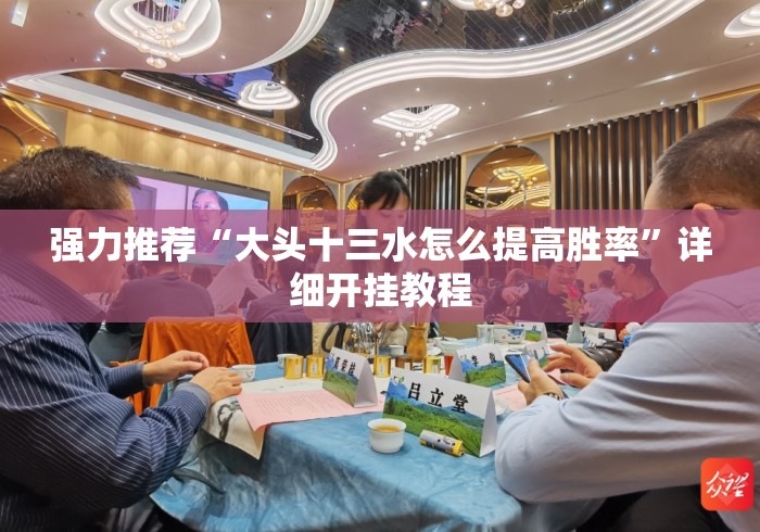 强力推荐“大头十三水怎么提高胜率”详细开挂教程