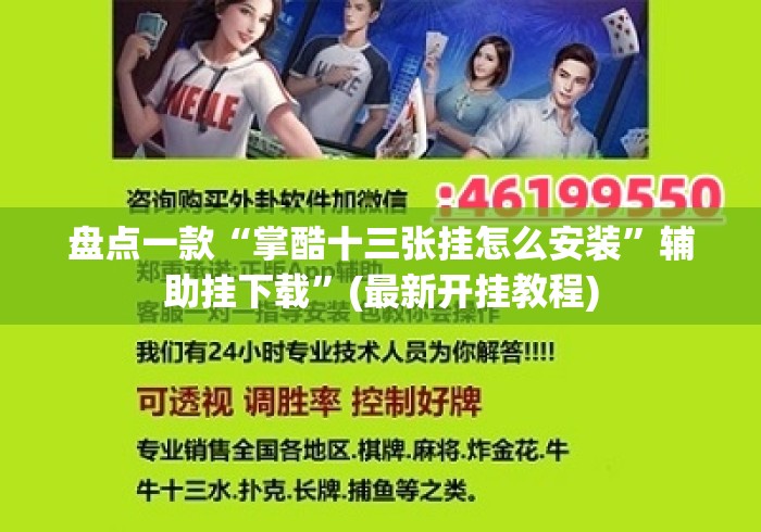 盘点一款“掌酷十三张挂怎么安装”辅助挂下载”(最新开挂教程)