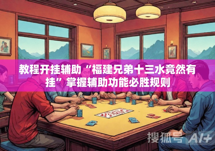 教程开挂辅助“福建兄弟十三水竟然有挂”掌握辅助功能必胜规则