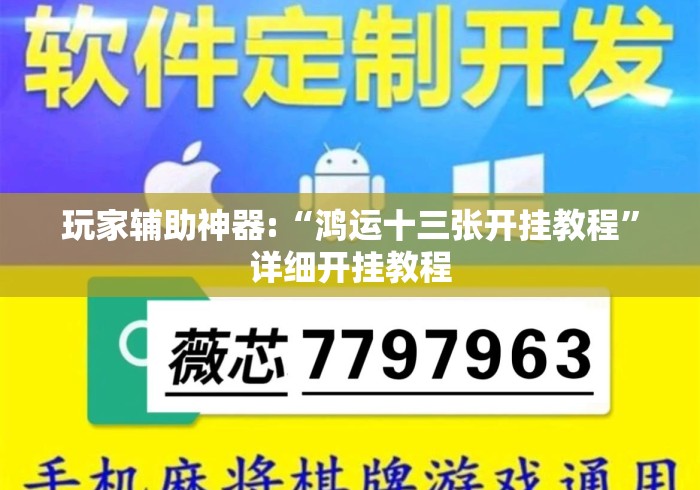 玩家辅助神器:“鸿运十三张开挂教程”详细开挂教程
