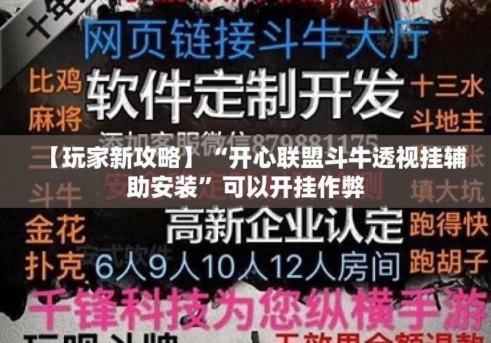 【玩家新攻略】“开心联盟斗牛透视挂辅助安装	”可以开挂作弊