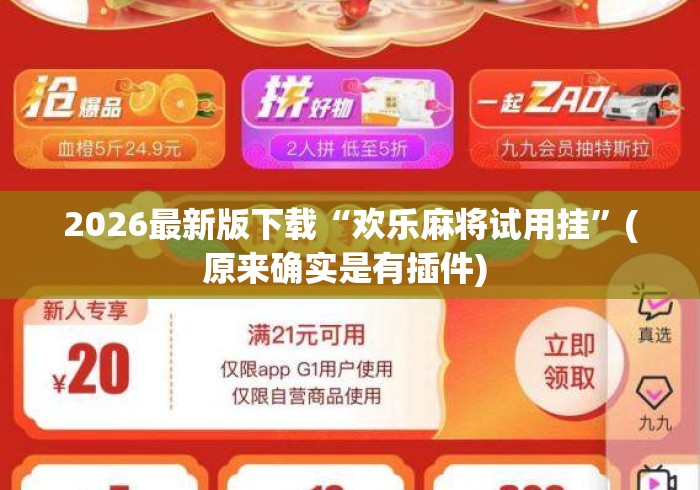 2026最新版下载“欢乐麻将试用挂	”(原来确实是有插件) 