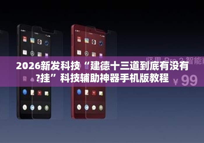 2026新发科技“建德十三道到底有没有?挂	”科技辅助神器手机版教程