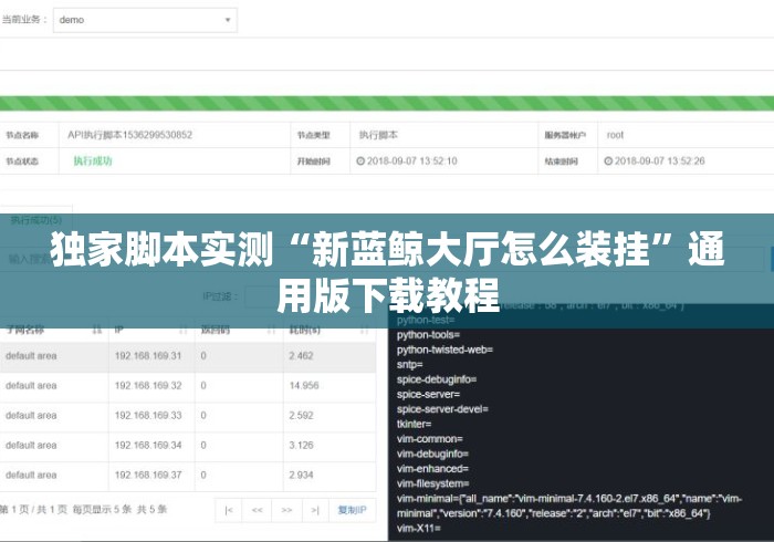 独家脚本实测“新蓝鲸大厅怎么装挂”通用版下载教程