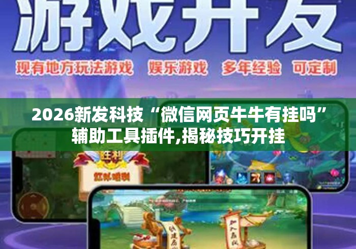 2026新发科技“微信网页牛牛有挂吗”辅助工具插件,揭秘技巧开挂