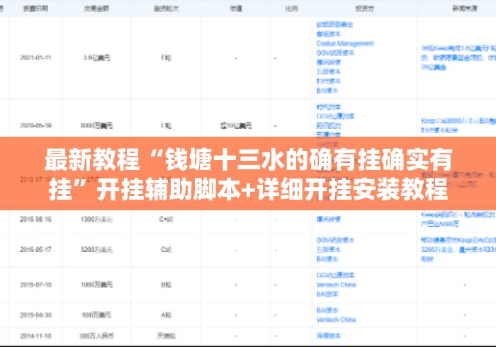 最新教程“钱塘十三水的确有挂确实有挂”开挂辅助脚本+详细开挂安装教程