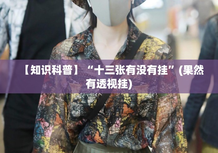 【知识科普】“十三张有没有挂”(果然有透视挂)