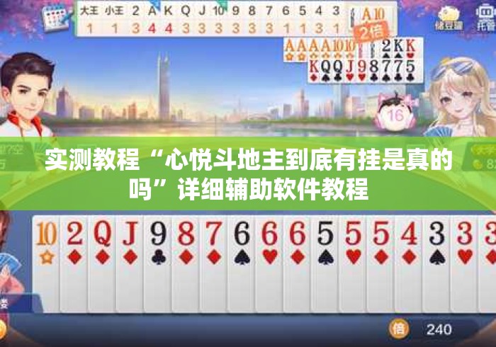 实测教程“心悦斗地主到底有挂是真的吗”详细辅助软件教程