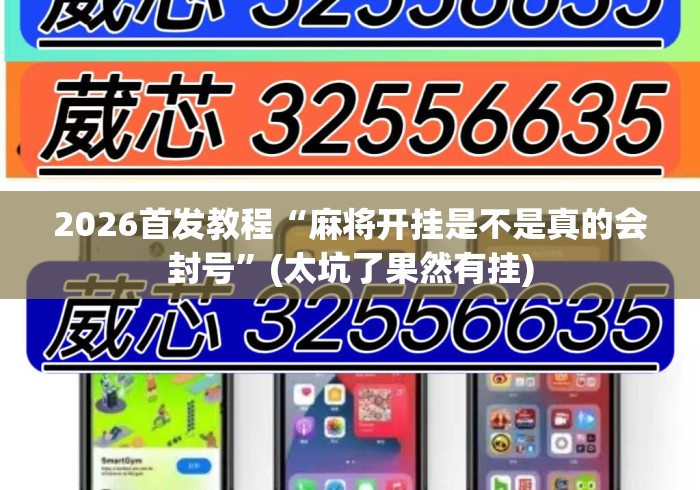 2026首发教程“麻将开挂是不是真的会封号”(太坑了果然有挂)