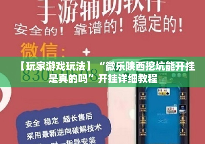 【玩家游戏玩法】“微乐陕西挖坑能开挂是真的吗”开挂详细教程