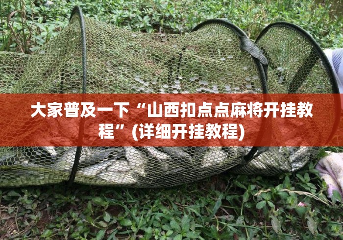 大家普及一下“山西扣点点麻将开挂教程”(详细开挂教程)