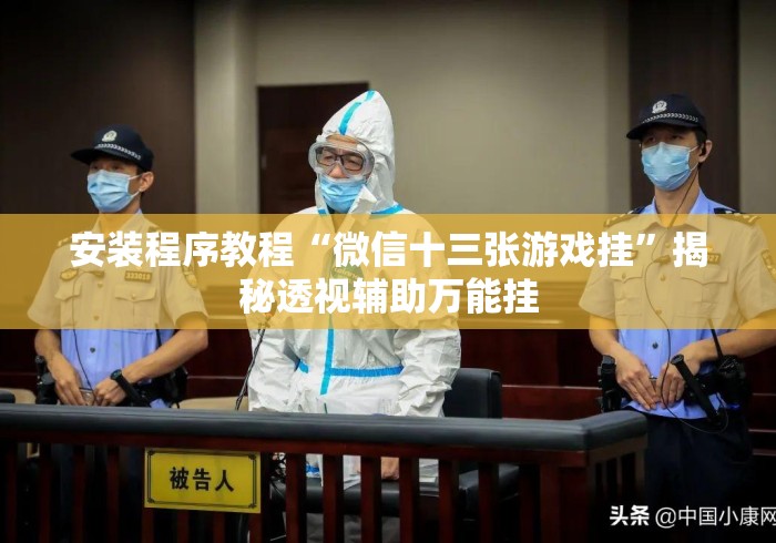 安装程序教程“微信十三张游戏挂”揭秘透视辅助万能挂