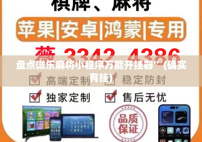 盘点微乐麻将小程序万能开挂器”(确实有挂)