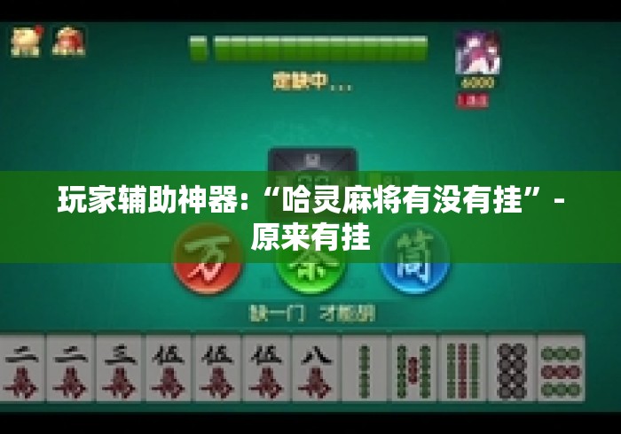 玩家辅助神器:“哈灵麻将有没有挂	”-原来有挂