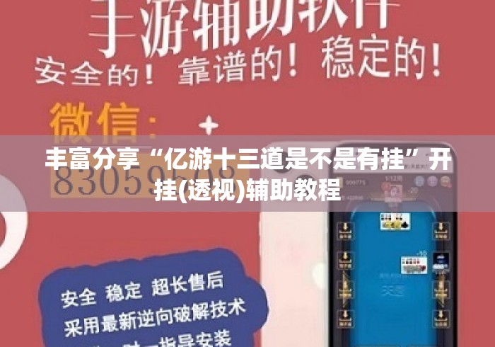 丰富分享“亿游十三道是不是有挂”开挂(透视)辅助教程