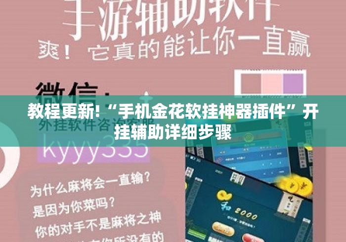 教程更新!“手机金花软挂神器插件”开挂辅助详细步骤