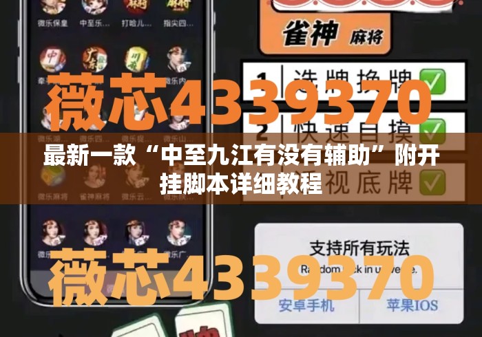 最新一款“中至九江有没有辅助	”附开挂脚本详细教程
