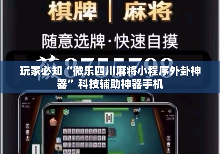 玩家必知“微乐四川麻将小程序外卦神器”科技辅助神器手机