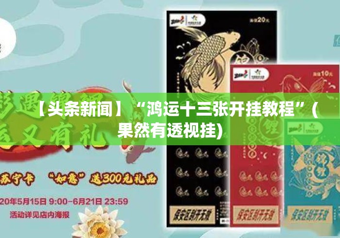 【头条新闻】“鸿运十三张开挂教程”(果然有透视挂)