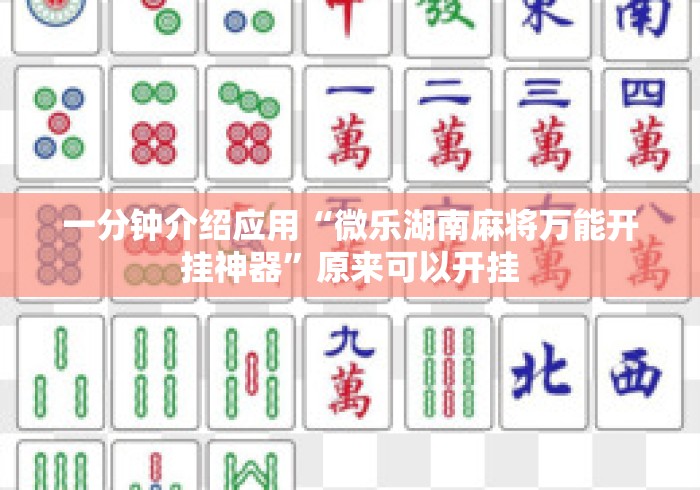 一分钟介绍应用“微乐湖南麻将万能开挂神器	”原来可以开挂