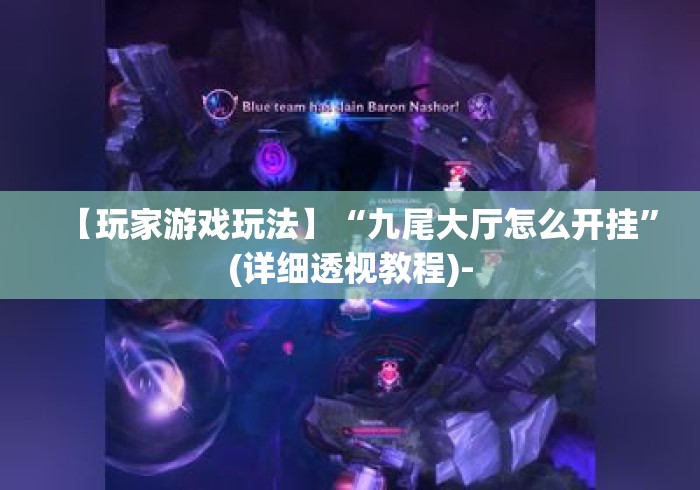 【玩家游戏玩法】“九尾大厅怎么开挂”(详细透视教程)-