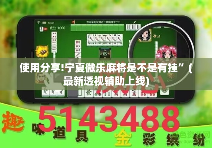 使用分享!宁夏微乐麻将是不是有挂	”(最新透视辅助上线)