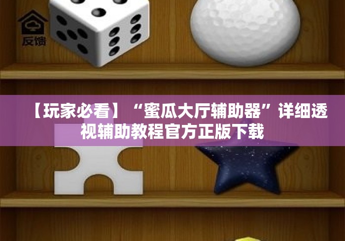 【玩家必看】“蜜瓜大厅辅助器”详细透视辅助教程官方正版下载