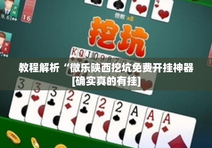 教程解析“微乐陕西挖坑免费开挂神器[确实真的有挂]