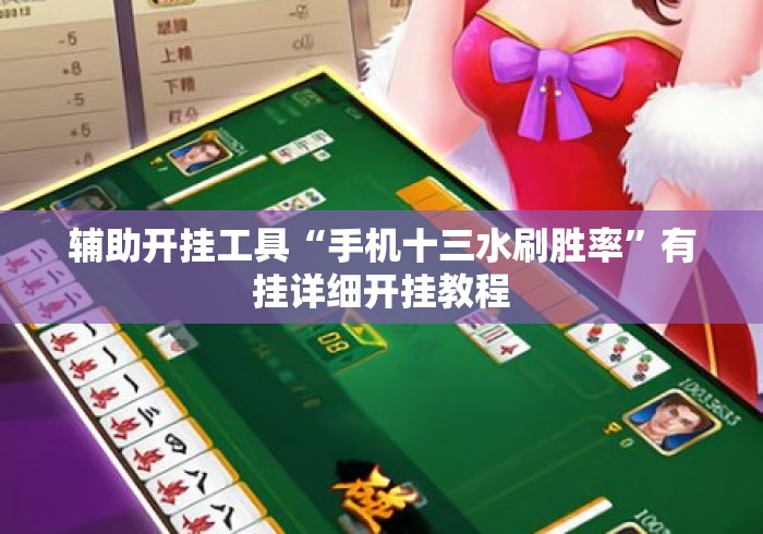 辅助开挂工具“手机十三水刷胜率	”有挂详细开挂教程